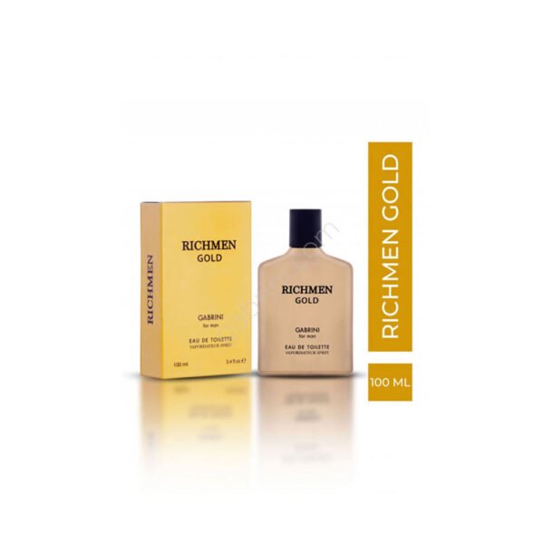 ادکلن گابرینی مردانه مدل RICHMEN GOLD حجم 100 میلی لیتر