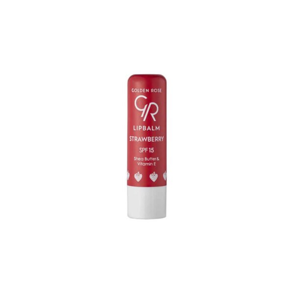 بالم لب گلدن رز قرمز مدل توت فرنگی با SPF15