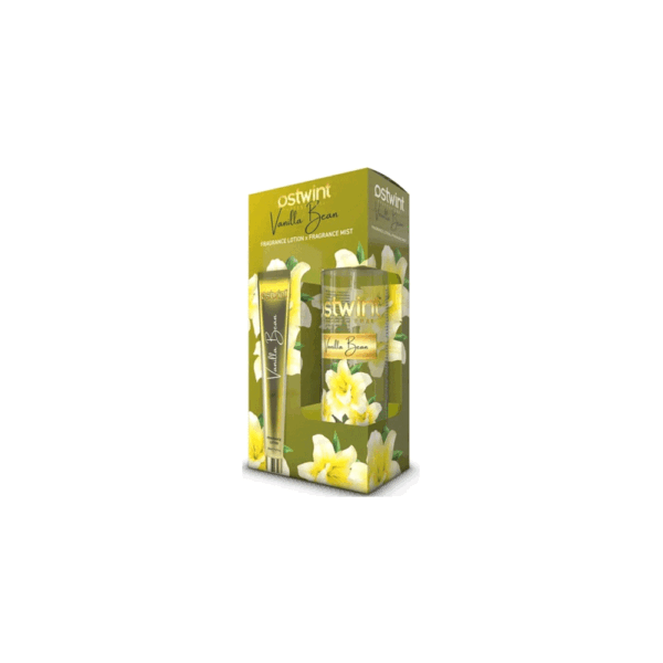 ست بادی اسپلش و لوسیون بدن استوینت Ostwint با رایحه وانیل Vanilla Bean