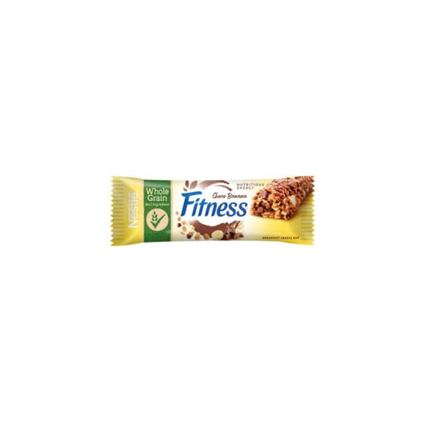 غلات بار فیتنس نستله با طعم شکلات و موز 22.5 گرم
