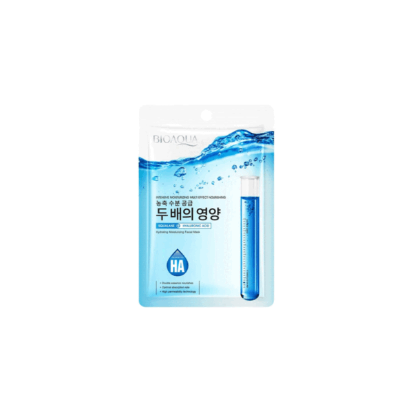 ماسک ورقه ای صورت بیواکوا حاوی هیالورونیک اسید 25 گرم BIOAQUA