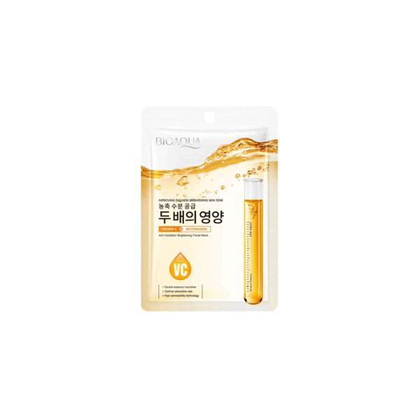 ماسک ورقه ای صورت بیواکوا حاوی ویتامین سی 25 گرم BIOAQUA