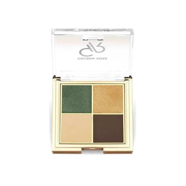 پالت سایه چشم 4 رنگ کواترو گلدن رز شماره 02 رویال جانگل، 4x2.2 گرم