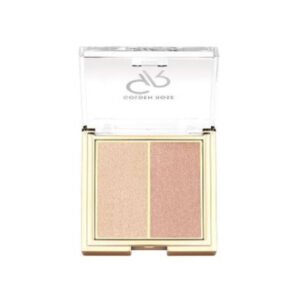 پالت هایلایتر دوتایی گلدن رز مدل سو گلو so glow شماره 102