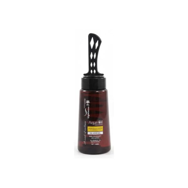 ژل موی شانه دار لایتنس حاوی روغن آرگان و پروتئین 260 میلی لیتر