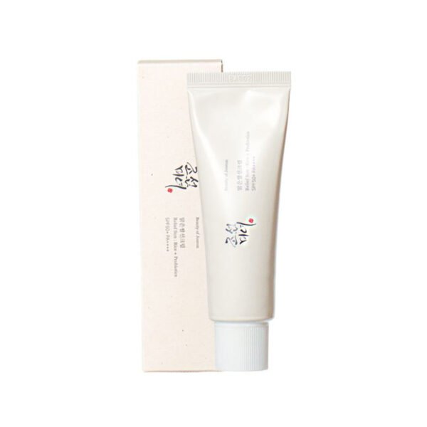 کرم ضدآفتاب بی رنگ و پروبیوتیک بیوتی آف جوسان SPF 50 حجم 50 میلی لیتر