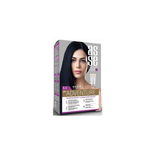کیت رنگ مو بدون آمونیاک آسه استوینت شماره 1.1