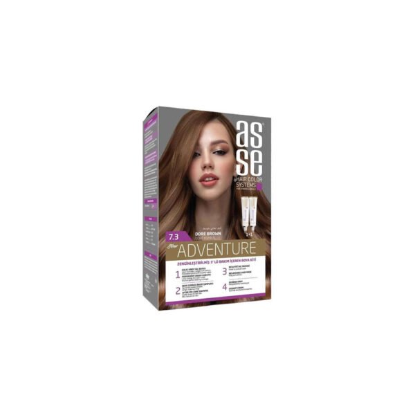 کیت رنگ مو بدون آمونیاک آسه استوینت شماره 7.3